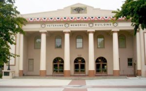 Veterans Memorial Building in Hollister, CA hosts American Legion Riders convention in April 2017