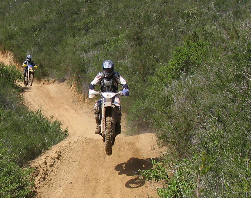 Dirt bike riders at Holliser Hills SVRA